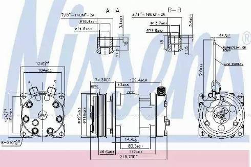 Nissens 89718 - Компресор, климатизация vvparts.bg