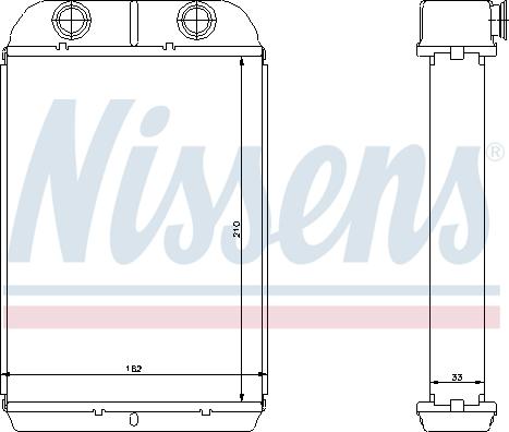 Nissens 71452 - Топлообменник, отопление на вътрешното пространство vvparts.bg