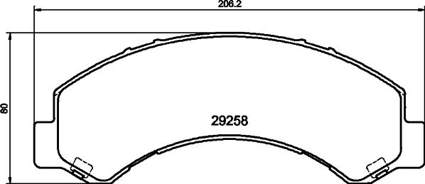 Nisshinbo NP4007SC - Комплект спирачно феродо, дискови спирачки vvparts.bg