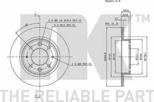 NK 533717 - Пружина за ходовата част vvparts.bg