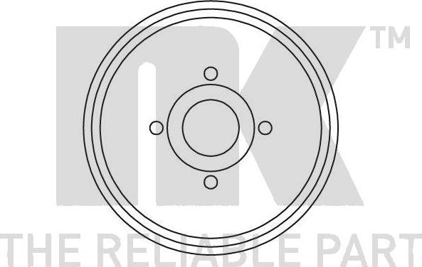 NK 253915 - Спирачен барабан vvparts.bg