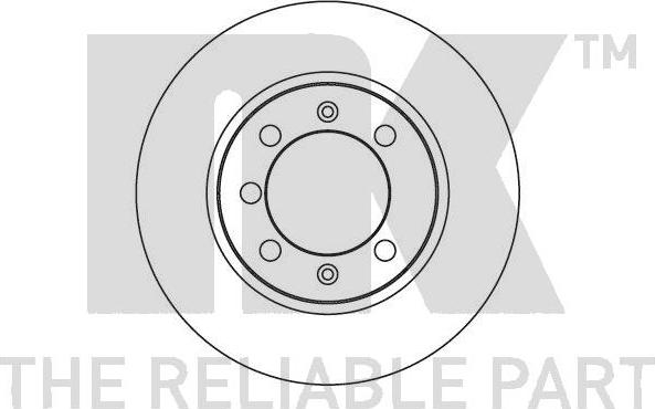 NK 204102 - Спирачен диск vvparts.bg