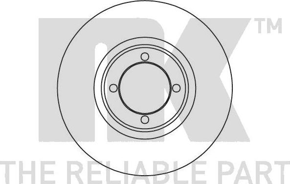 NK 204811 - Спирачен диск vvparts.bg