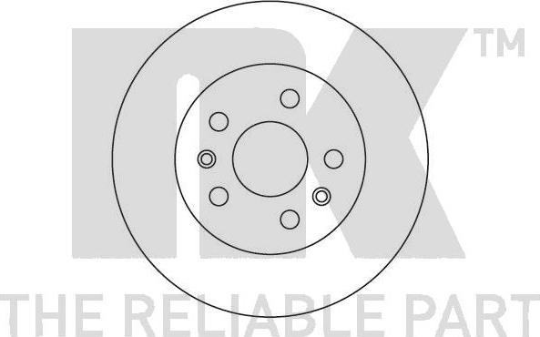 NK 204708 - Спирачен диск vvparts.bg