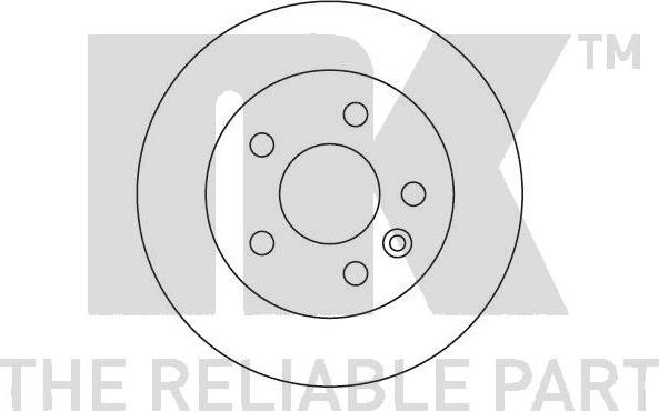 NK 204731 - Спирачен диск vvparts.bg