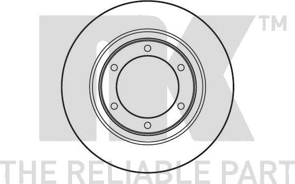 NK 201901 - Спирачен диск vvparts.bg