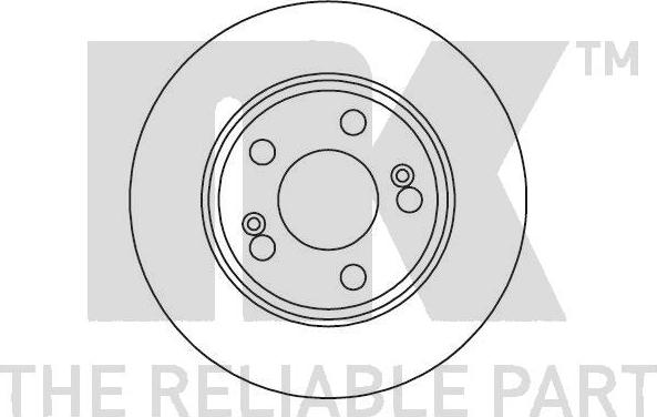 NK 203951 - Спирачен диск vvparts.bg