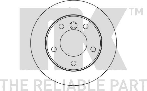 NK 203378 - Спирачен диск vvparts.bg