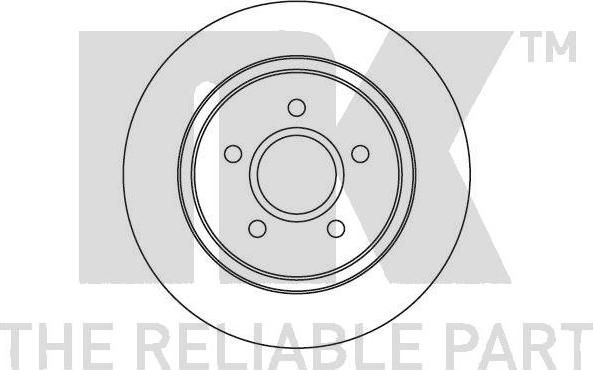 NK 202559 - Спирачен диск vvparts.bg