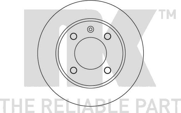 NK 202525 - Спирачен диск vvparts.bg