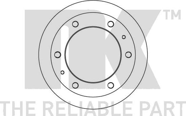 NK 202319 - Спирачен диск vvparts.bg