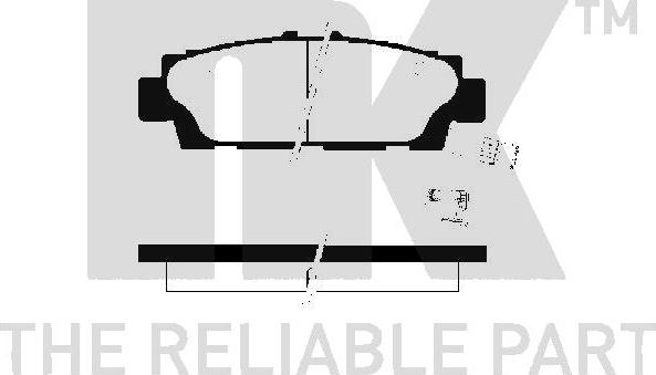 OEMparts MP-2396 - Комплект спирачно феродо, дискови спирачки vvparts.bg