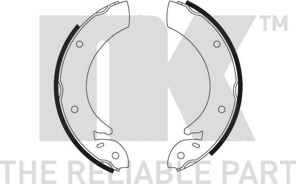 NK 2725056 - Комплект спирачна челюст vvparts.bg