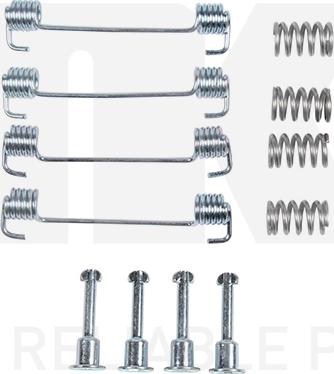 NK 7915620 - Комплект принадлежности, челюсти за ръчна спирачка vvparts.bg