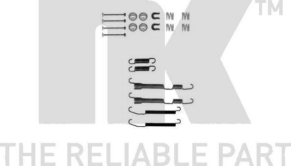 NK 7930761 - Комплект принадлежности, спирани челюсти vvparts.bg