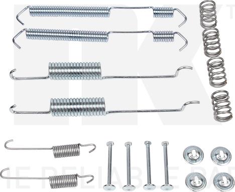 NK 7923691 - Комплект принадлежности, челюсти за ръчна спирачка vvparts.bg