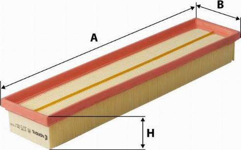 NORDFIL AN1075 - Въздушен филтър vvparts.bg