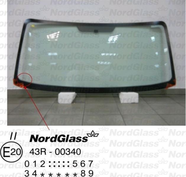 NordGlass 4045919 - Челно стъкло vvparts.bg