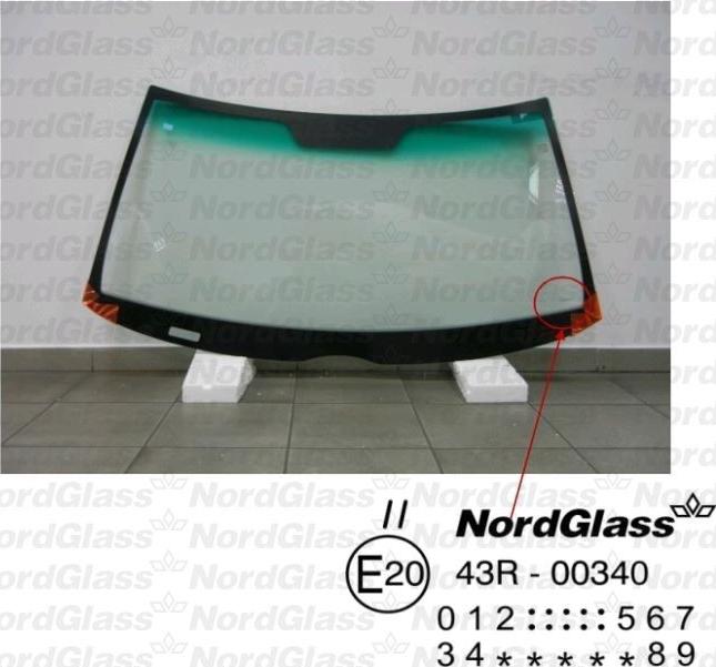 NordGlass 4046144 - Челно стъкло vvparts.bg