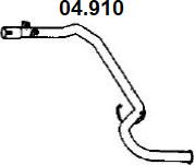 NOVAK 04.910 - Изпускателна тръба vvparts.bg