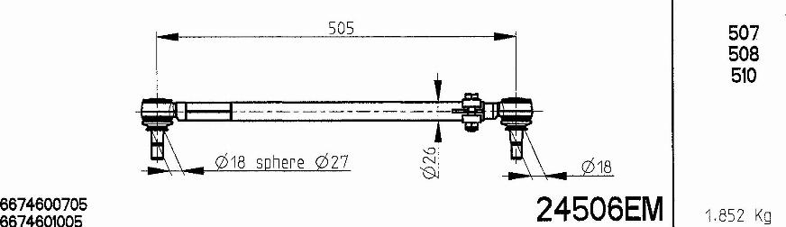 NOVOCAR 24506EM - Кормилна щанга vvparts.bg