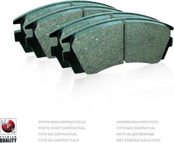 NPS O360L03 - Комплект спирачно феродо, дискови спирачки vvparts.bg