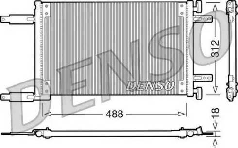 NPS DCN09041 - Кондензатор, климатизация vvparts.bg