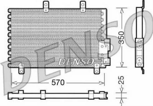 NPS DCN01001 - Кондензатор, климатизация vvparts.bg