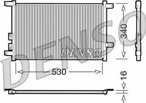 NPS DCN01011 - Кондензатор, климатизация vvparts.bg