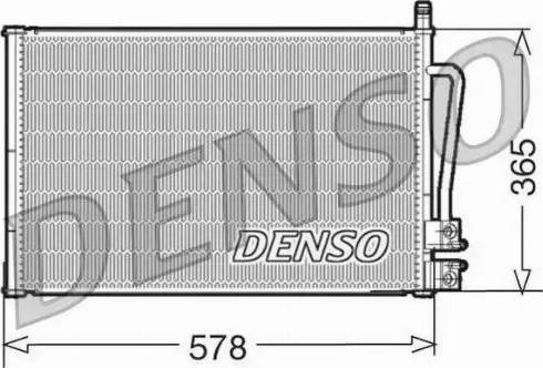 NPS DCN10008 - Кондензатор, климатизация vvparts.bg