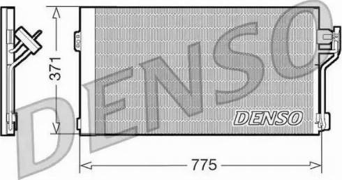 NPS DCN17050 - Кондензатор, климатизация vvparts.bg