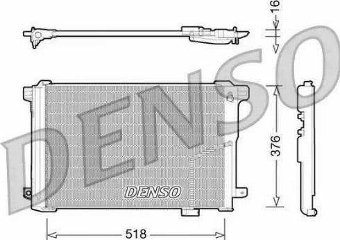 NPS DCN17005 - Кондензатор, климатизация vvparts.bg