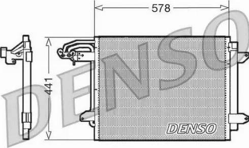 NPS DCN32030 - Кондензатор, климатизация vvparts.bg