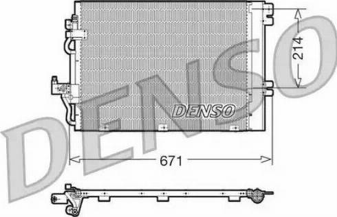 NPS DCN20009 - Кондензатор, климатизация vvparts.bg