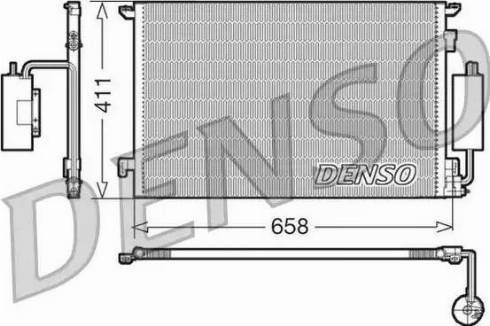 NPS DCN20034 - Кондензатор, климатизация vvparts.bg