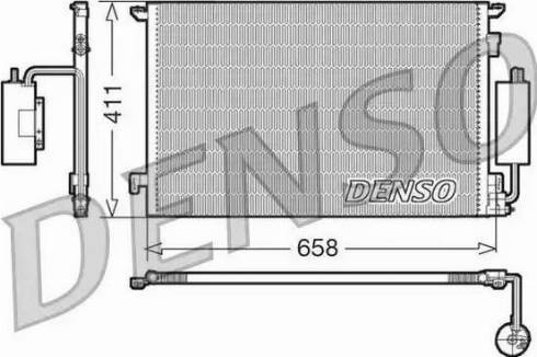 NPS DCN20034 - Кондензатор, климатизация vvparts.bg