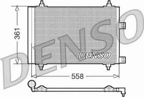 NPS DCN21016 - Кондензатор, климатизация vvparts.bg