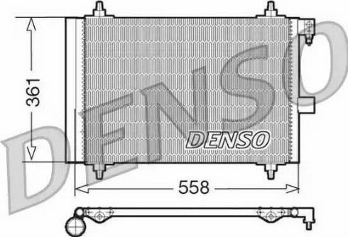 NPS DCN21025 - Кондензатор, климатизация vvparts.bg