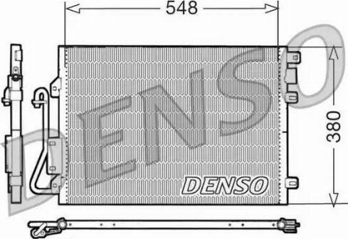 NPS DCN23008 - Кондензатор, климатизация vvparts.bg