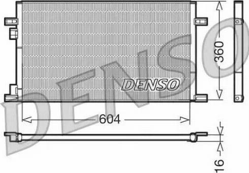 NPS DCN23019 - Кондензатор, климатизация vvparts.bg