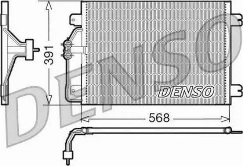 NPS DCN23010 - Кондензатор, климатизация vvparts.bg