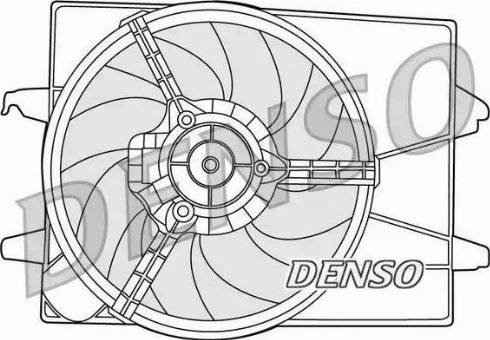 NPS DER10003 - Вентилатор, охлаждане на двигателя vvparts.bg