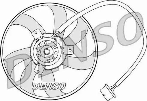NPS DER32003 - Вентилатор, охлаждане на двигателя vvparts.bg