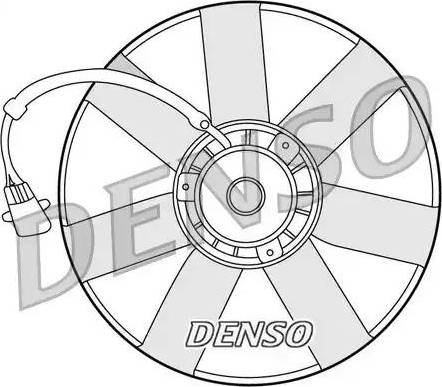 NPS DER32002 - Вентилатор, охлаждане на двигателя vvparts.bg