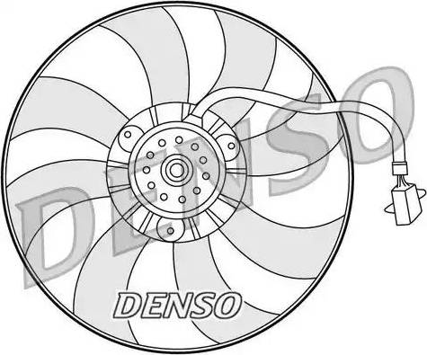 NPS DER32007 - Вентилатор, охлаждане на двигателя vvparts.bg