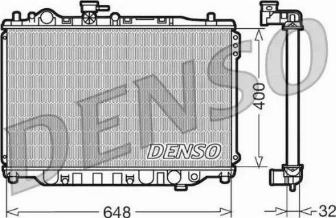 NPS DRM44007 - Радиатор, охлаждане на двигателя vvparts.bg