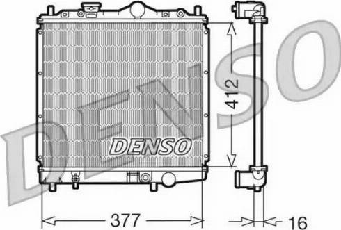 NPS DRM45001 - Радиатор, охлаждане на двигателя vvparts.bg