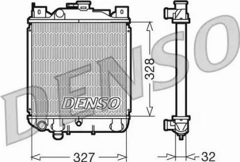 NPS DRM47006 - Радиатор, охлаждане на двигателя vvparts.bg