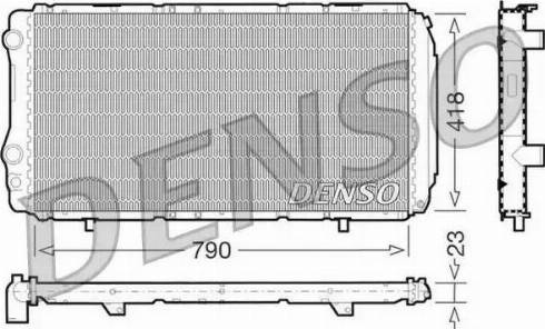 NPS DRM09074 - Радиатор, охлаждане на двигателя vvparts.bg