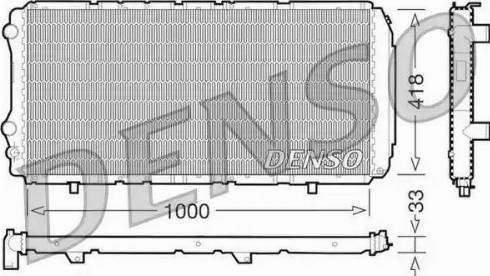 NPS DRM09075 - Радиатор, охлаждане на двигателя vvparts.bg